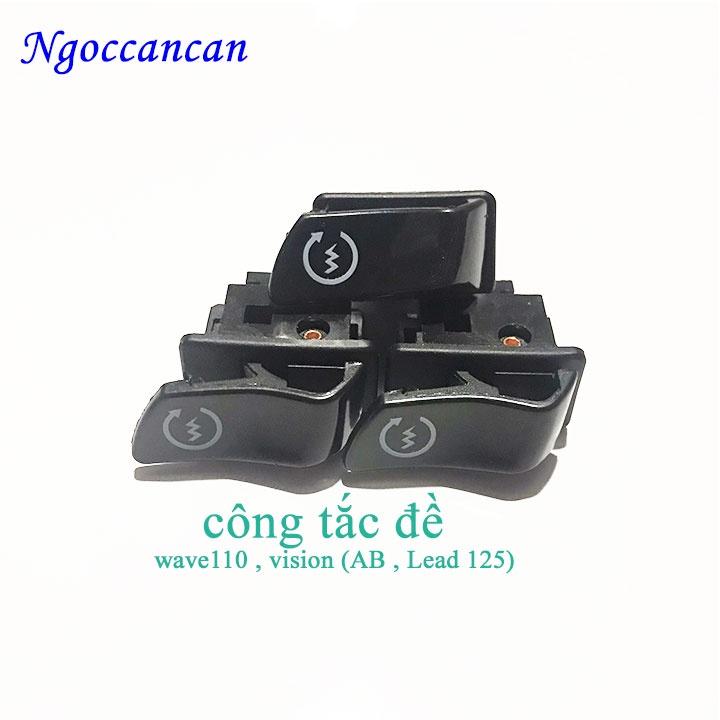 Công Tắc đề xe máy wave 110 , vision , AB Lead 125