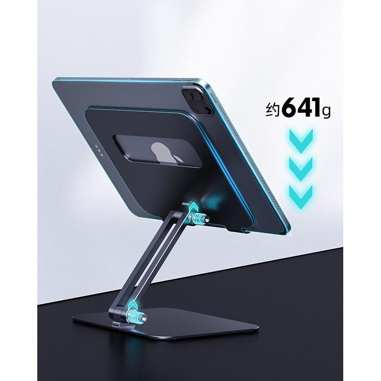 P61 Giá đỡ nhôm cho iPad, Máy tính bảng, Galaxy Tab dạng đỡ tablet điều chỉnh độ cao lên xuống từ hợp kim nhôm cao cấp.