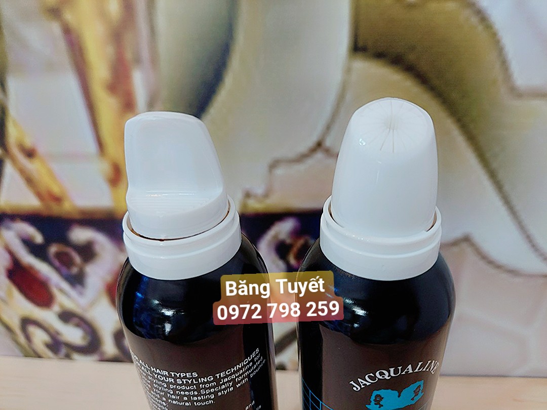 Keo bọt vuốt tóc cho nam nữ Jacqualine Styling Mousse 250ml ,gôm tạo kiểu, mút mousse chải tóc
