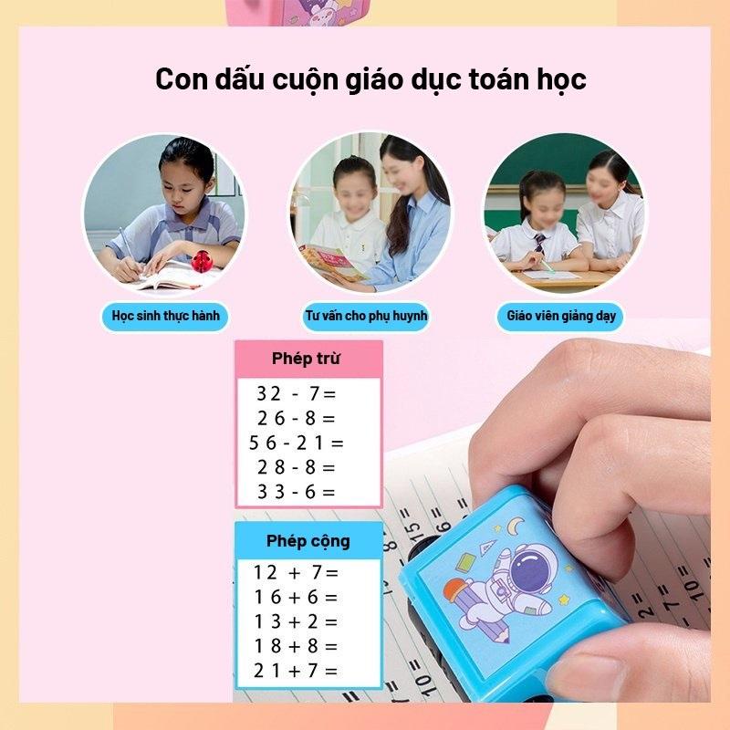 Máy In Con Lăn Tạo Phép Tính Cộng Trừ,Máy Tạo Phép Tính , Máy In Phép Cộng, Trừ Ra Bài Tập Cho Bé