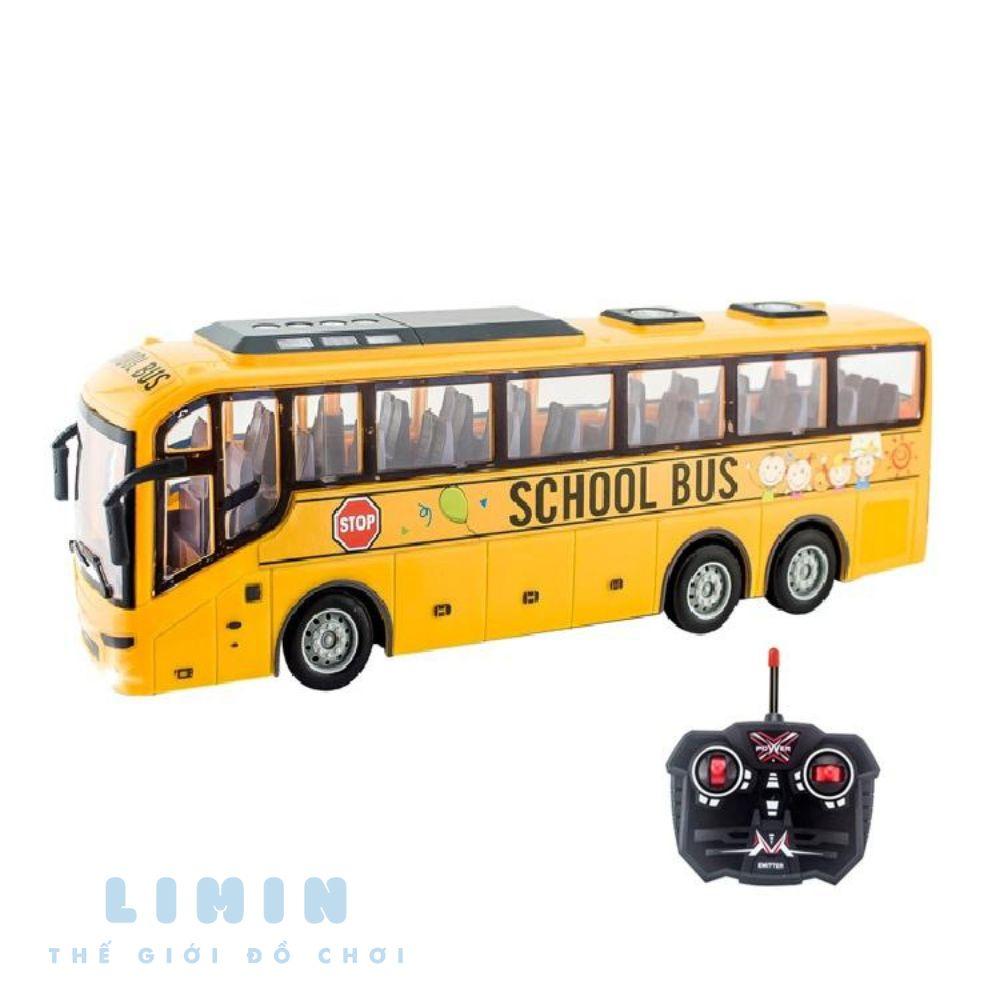 Xe bus điều khiển từ xa 4 chiều, xe điều khiển LiMin, nhựa ABS siêu bền, thiết kế tinh xảo siêu đẹp