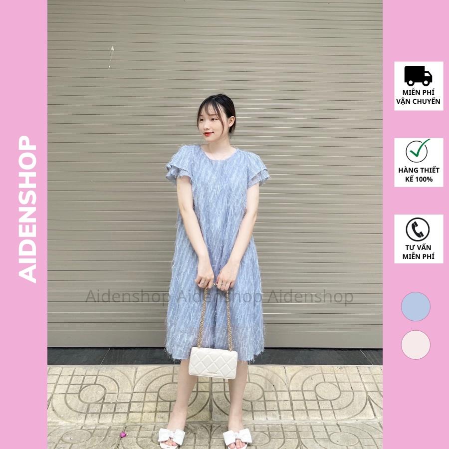 Váy bầu dự tiệc xinh thiết kế Aidenshop đầm bầu thời trang suông ren sang chảnh