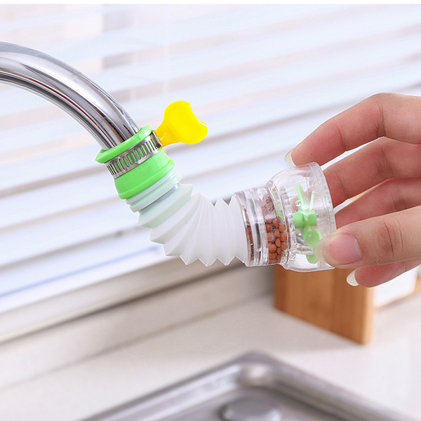 Đầu Vòi Rửa Chén Có Bộ Lọc Kèm 1 Cổ Dê Inox