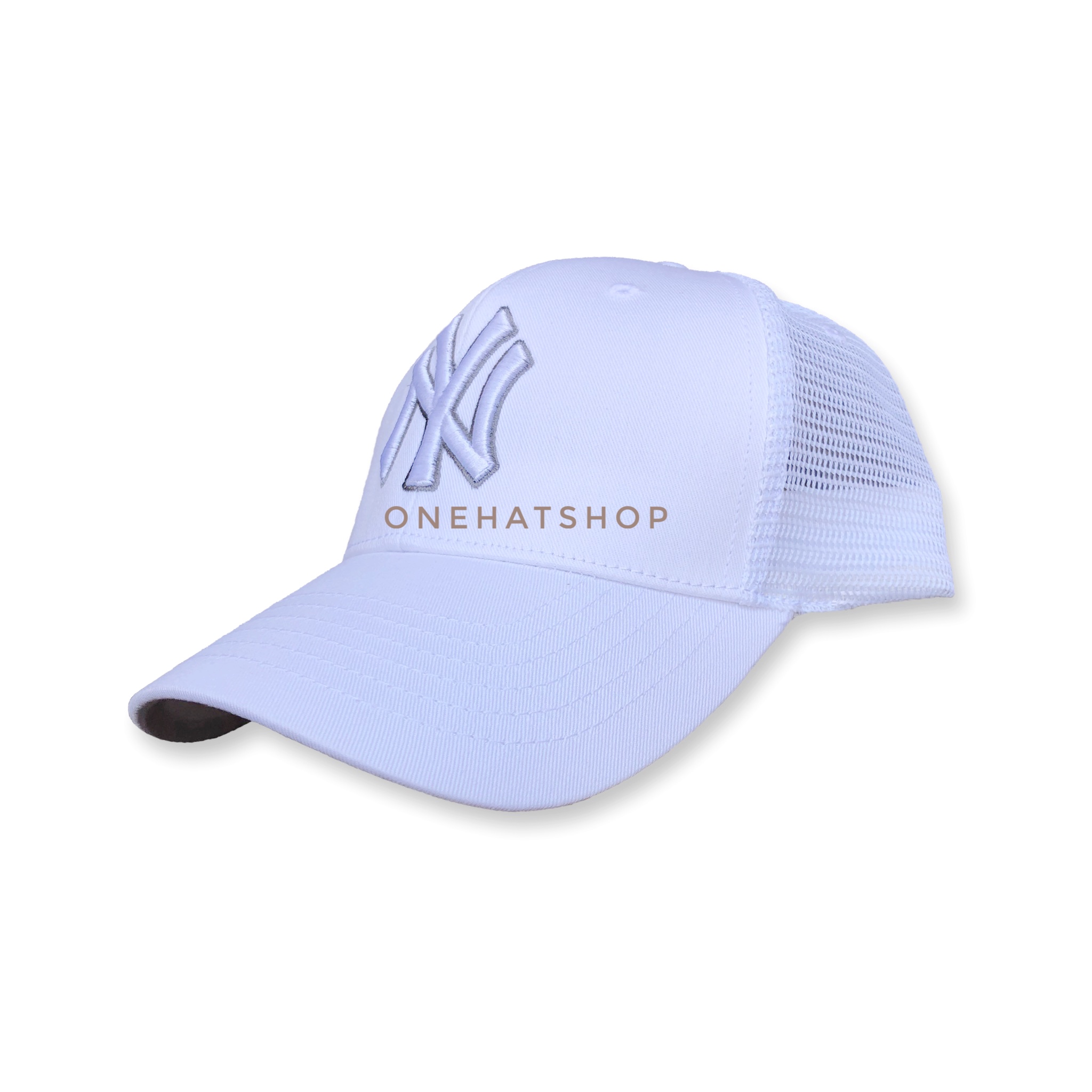 Nón kết basball cap logo thêu nổi 3D lưới thoáng mát chất lượng cao