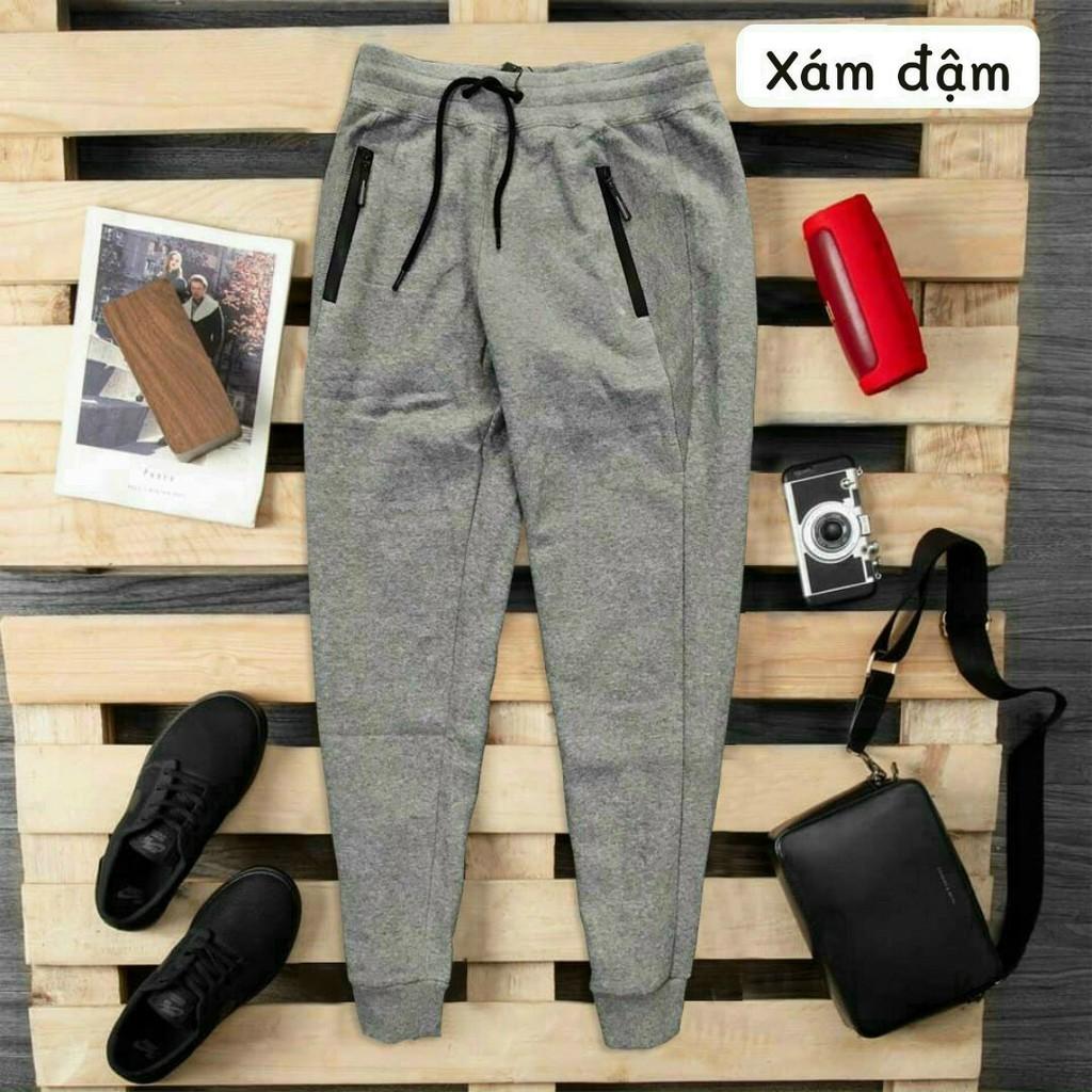 Quần Thun Dài Thể Thao Nam Nữ Big Size Thun Nỉ Cotton Mềm Đẹp Co Giãn 4 Chiều