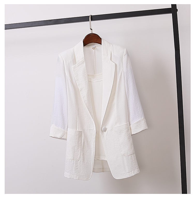 Hình ảnh Áo vest nữ, áo blazer nữ mỏng tay lỡ phong cách Hàn Quốc Ak05