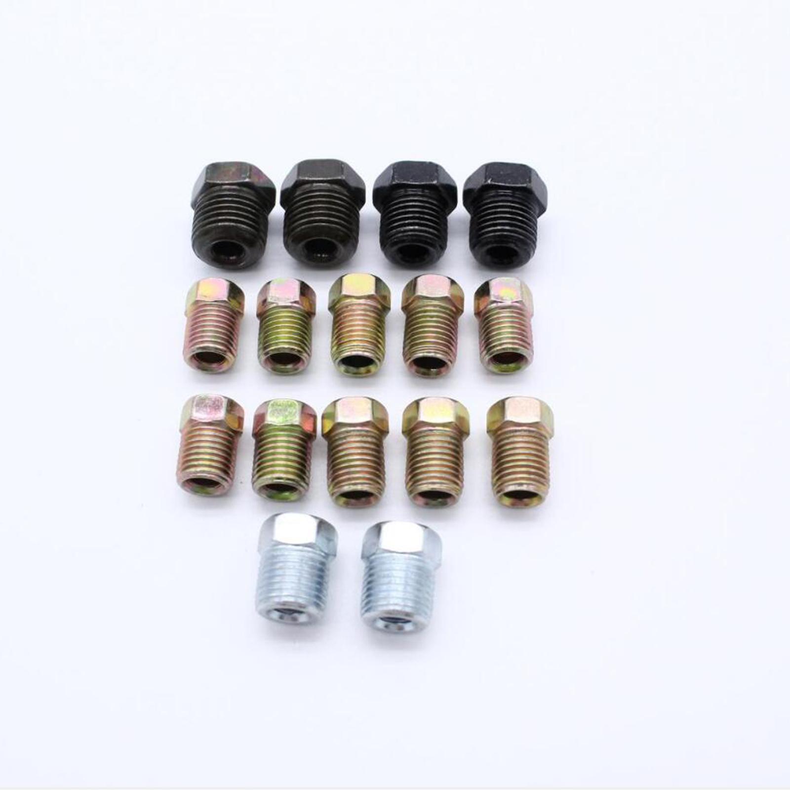 16Pcs Inverted  Tube Nuts 2x 9/16”-18 Fit for 3/16” Tube Accessories