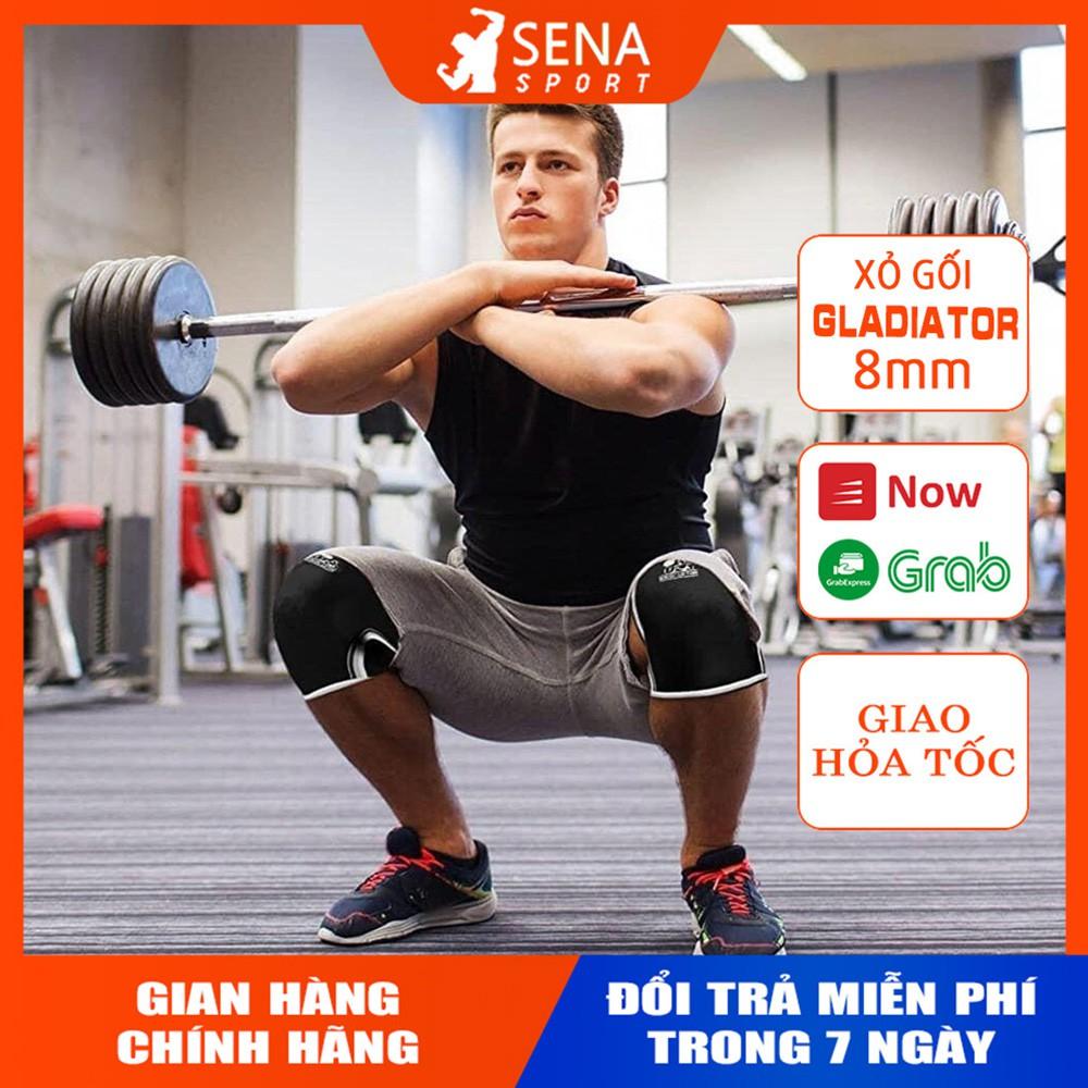 Bó gối tập GYM ️ Bó gối Squat ️ Xỏ gối Cao Cấp GladiatorFit Spartan 8mm