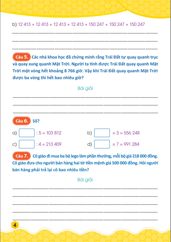 Sách - 45 Đề Ôn Luyện Và Kiểm Tra Toán 4 - Biên soạn theo chương trình GDPT mới - ndbooks