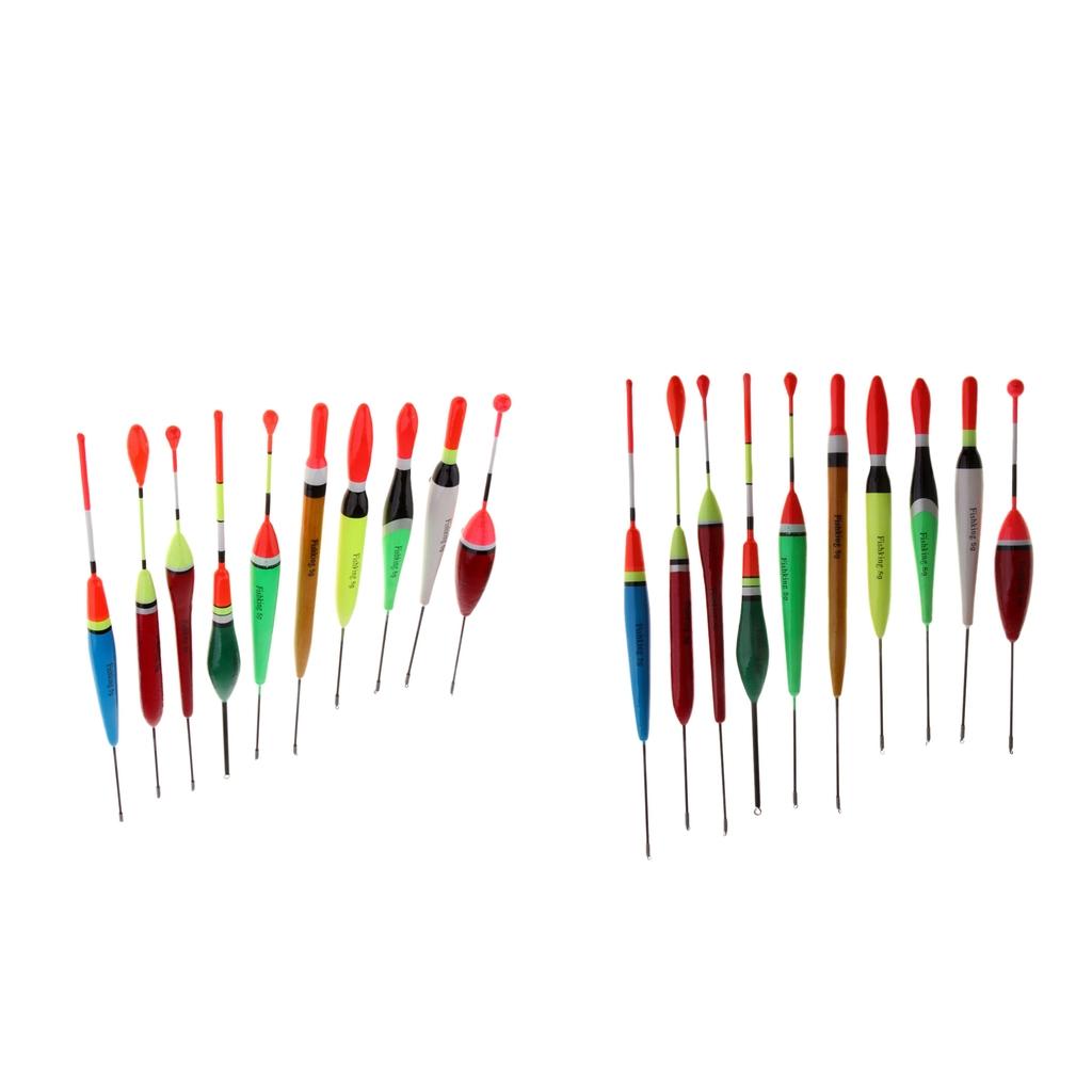 20x Durable Saltwater Fishing 5g Balsa Wooden Floats Bobbers Crappie Panfish