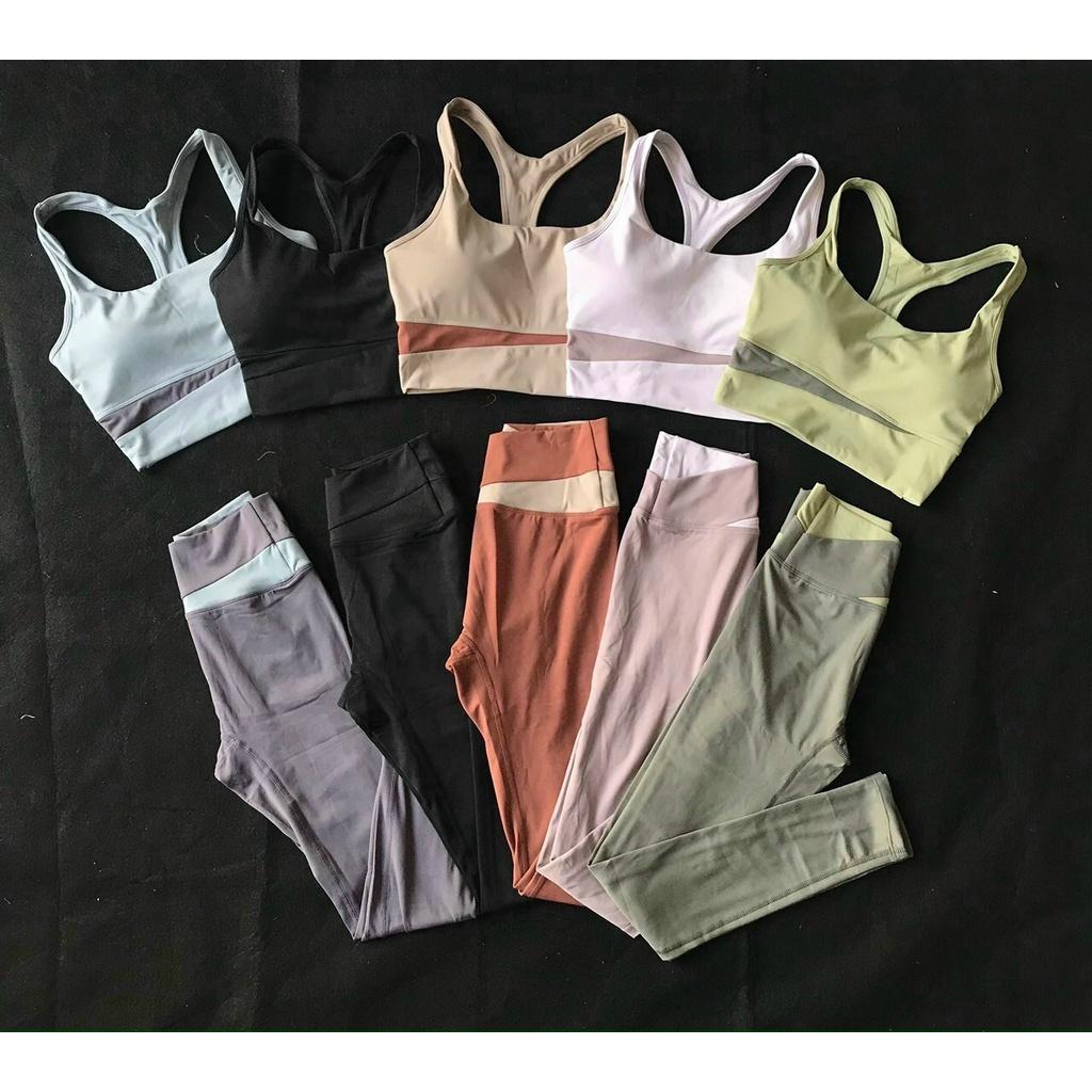 Bộ Đồ Tập Yoga Gym Thun Lạnh Cao Cấp