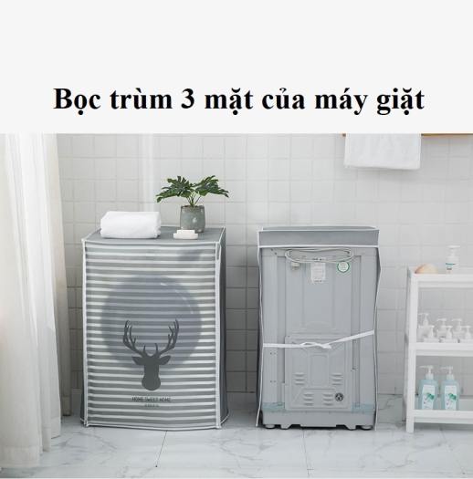 Áo Trùm Máy Giặt Cửa Ngang 56x54x86cm