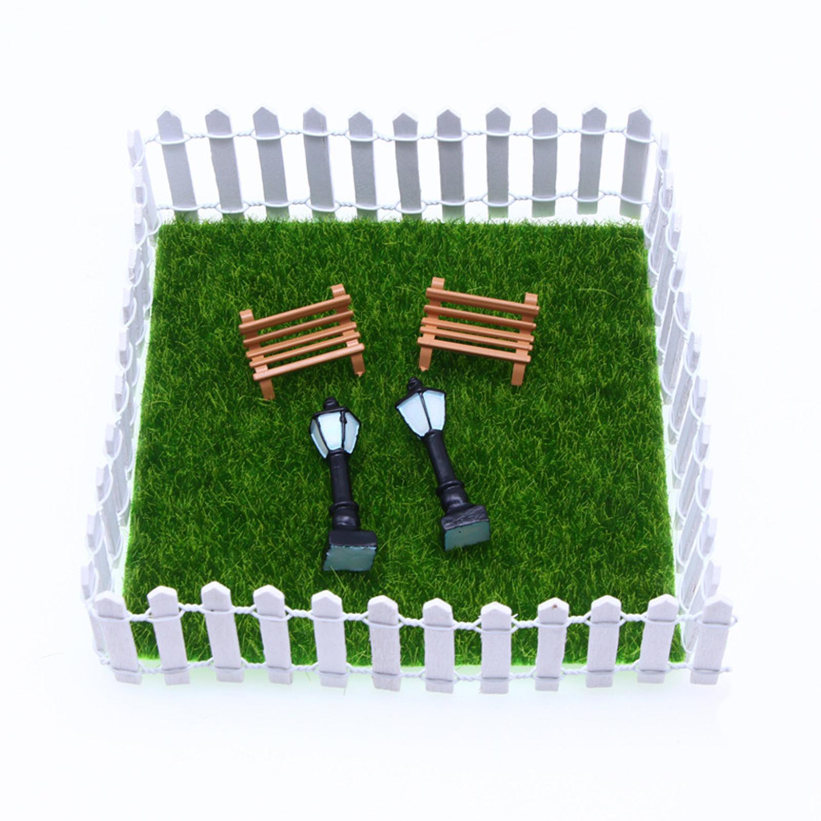9 Pieces Lawn Furniture Doll House Display Ornament Handcraft Decor Supplies