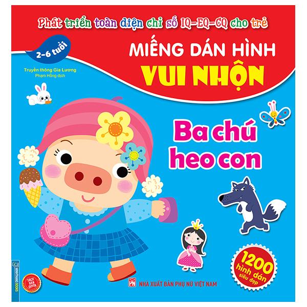Miếng Dán Hình Vui Nhộn - Ba Chú Heo Con