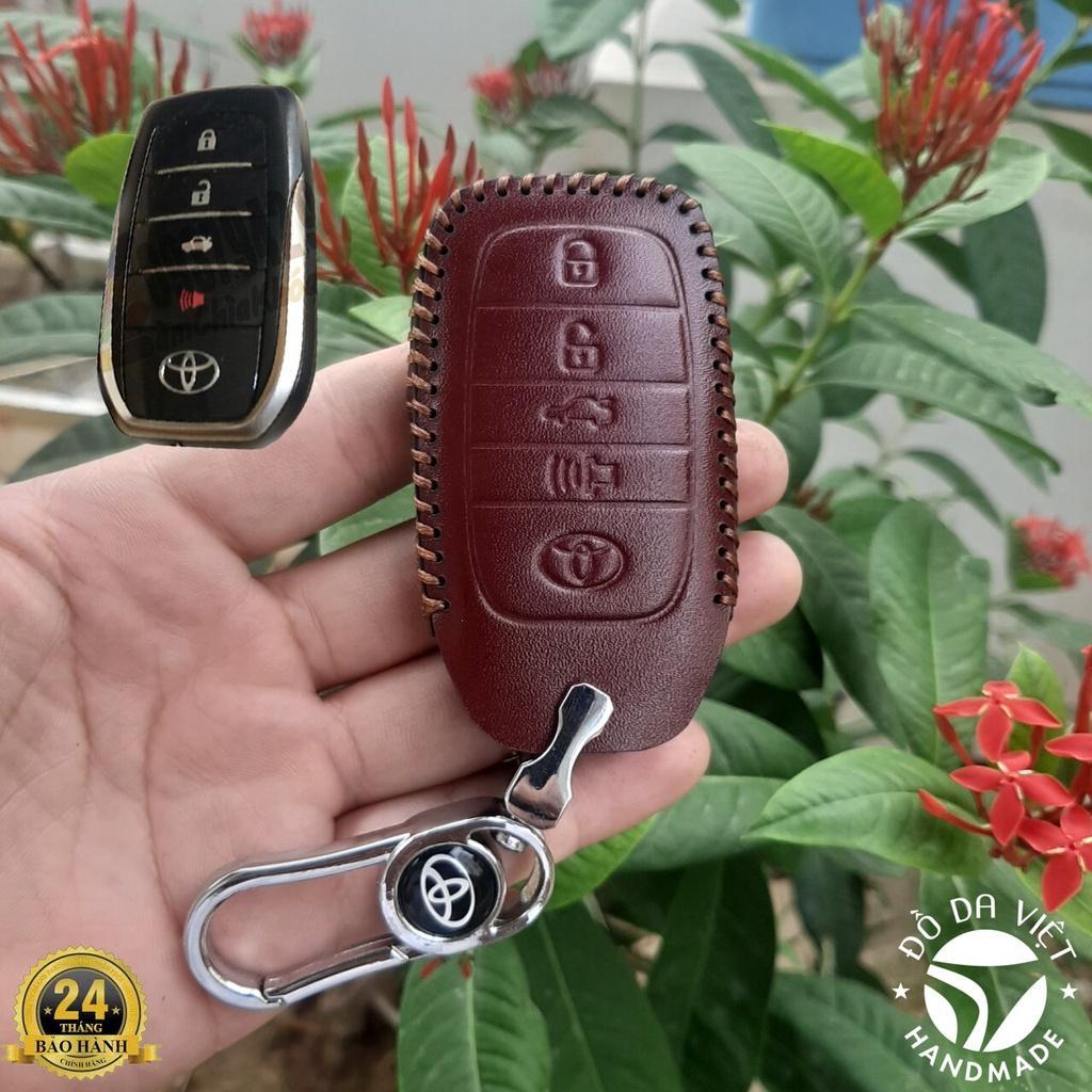 Bao Da Chìa Khóa Ô tô Toyota Camry, Fortuner , Da Bò nhập khẩu