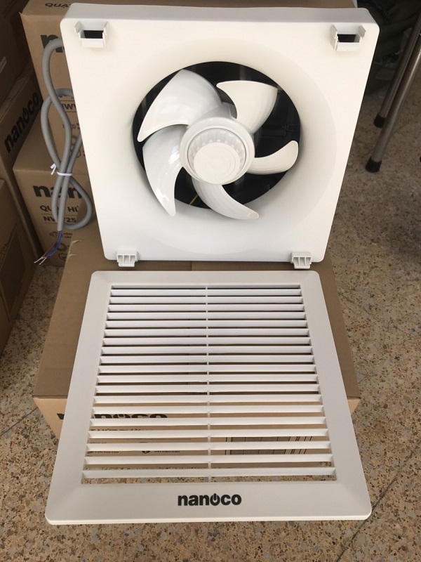 Quạt thông gió gắn tường 1 chiều Nanoco NWV1520 - Hàng chính hãng
