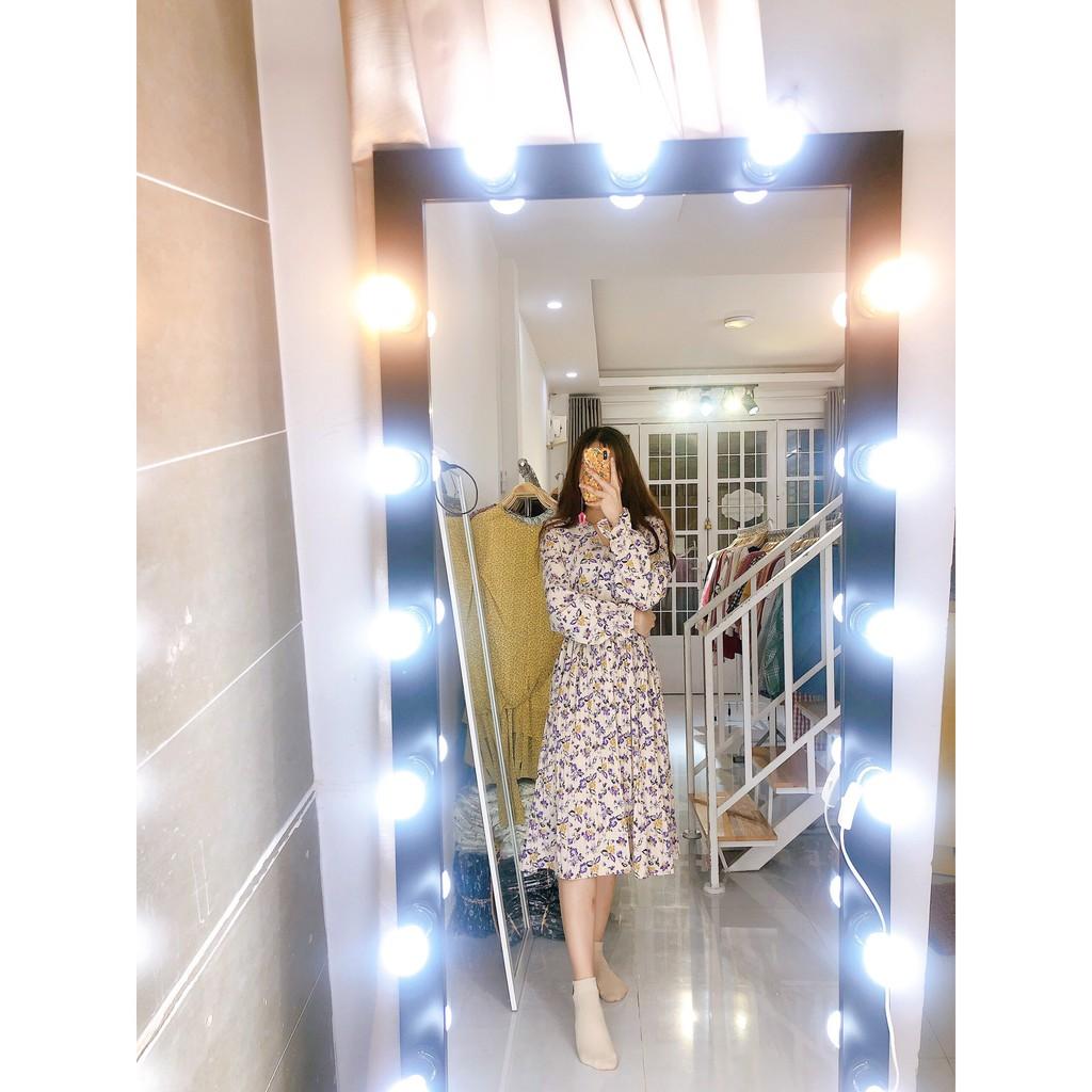 Đầm hoa xếp ly tùng