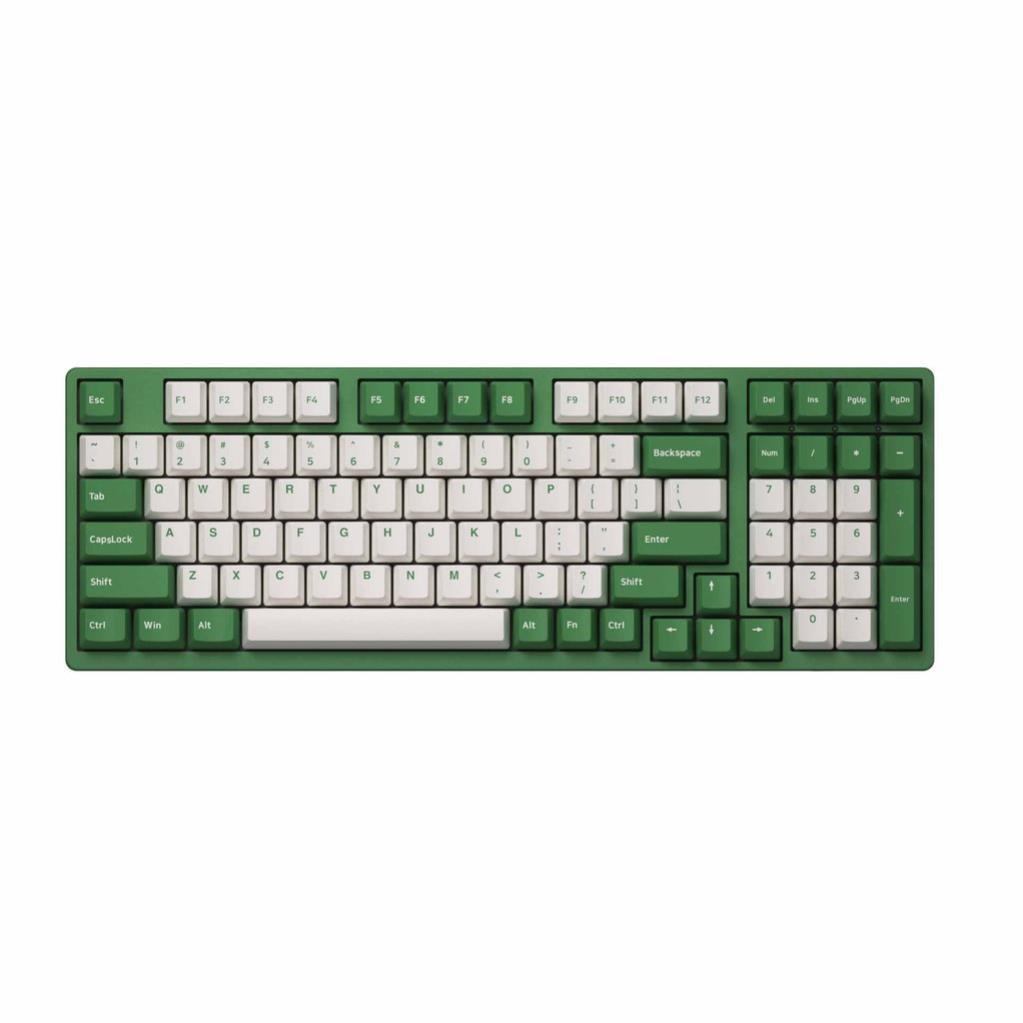 Bàn phím cơ AKKO 3098 DS Matcha Red Bean (Akko switch v2) - Hàng chính hãng