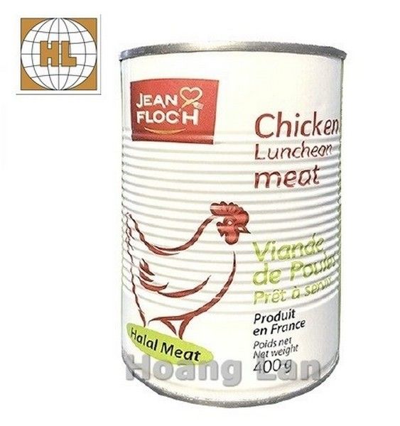 Pate thịt gà Chicken Luncheon Meat Jean Floch 400g - Pháp