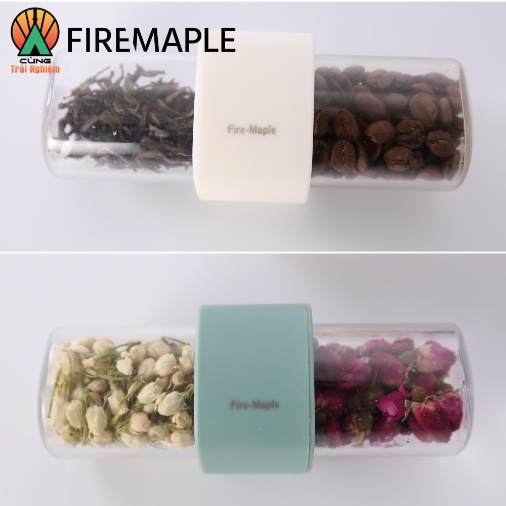 CHÍNH HÃNG Hộp Đựng Trà Tea Firemaple 2 màu nhỏ gọn tiện lợi cho du lịch cắm trại 90g FMT-01