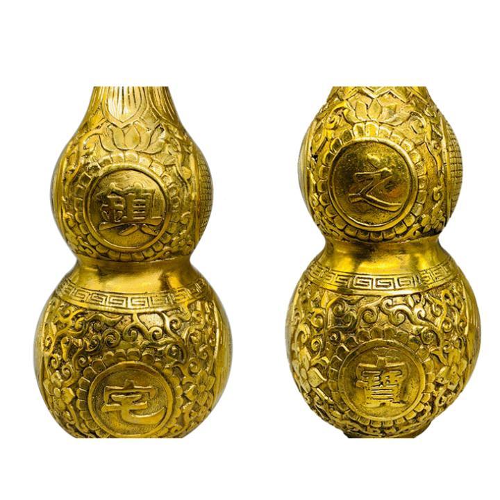 ️️ Hồ lô đồng bát quái 206725 cao 19 cm