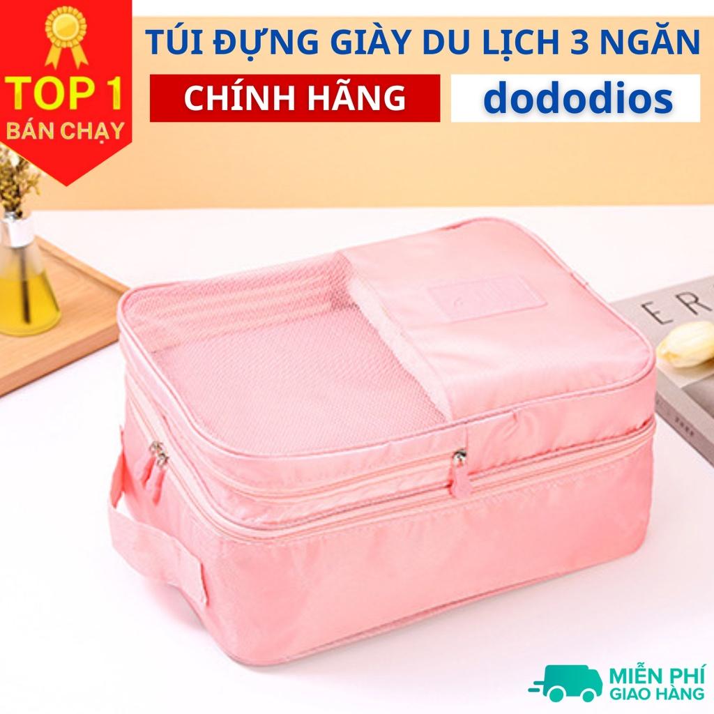 Túi Đựng Giày Dép Du Lịch Thể Thao Tiện Dụng 3 Ngăn Chống Nước