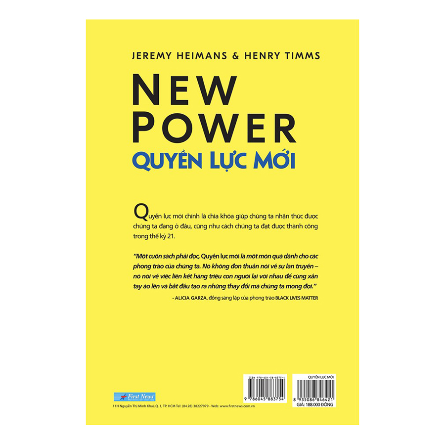 Sách Quyền Lực Mới - Tương Lai Thế Giới Được Định Hình Như Thế Nào?