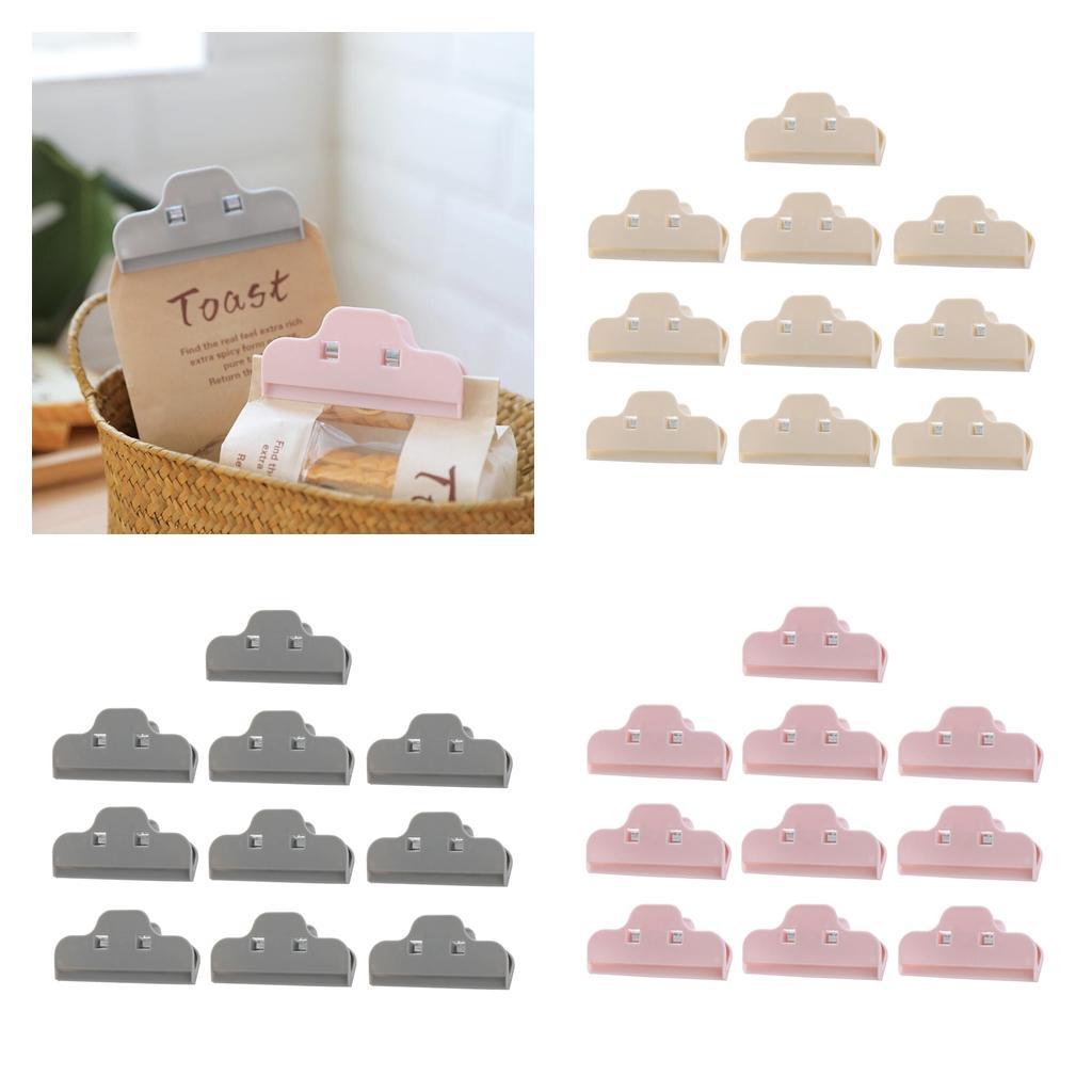 10 Pcs Food Bread Storage Clip Household Snack Sealing Bag Clips 4inch