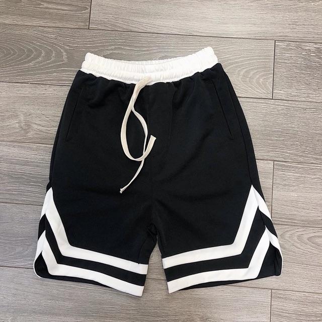 Quần Short 2V thể thao trẻ trung năng động unisex - vải thun poly dày dặn không xù SHOP MAYLAN