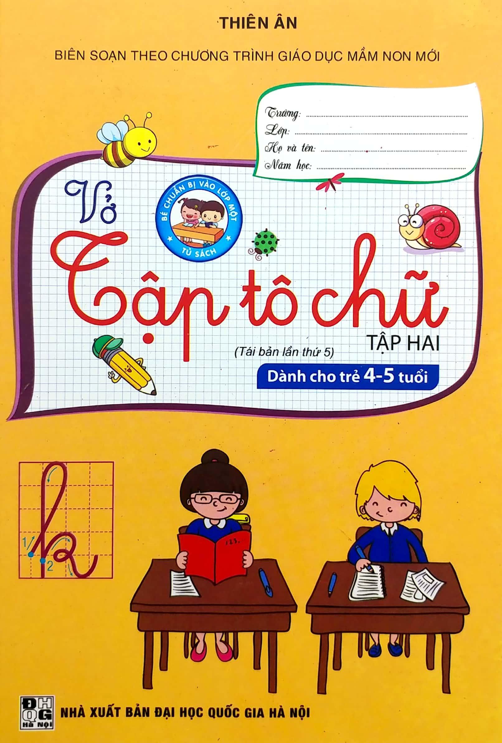 Bé Chuẩn Bị Vào Lớp Một - Vở Tập Tô Chữ - Tập 2