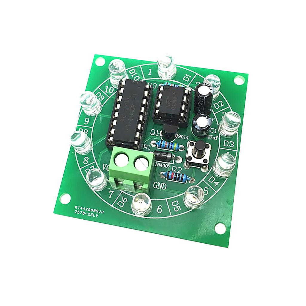 Electronic Fortune Wheel Kit Electronic Production Lucky Wheel DIY Kit 3-5V