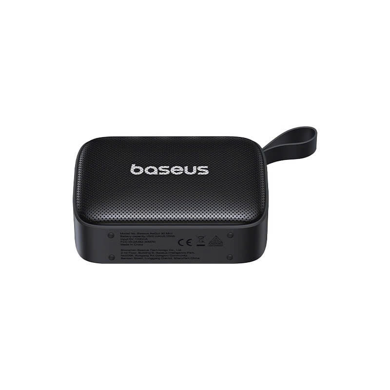 Loa Di Động Không Dây Baseus AeQur 30 Mini (5W, Bluetooth v5.3, 12Hrs, IPX6, Bass Enhancement) hàng chính hãng