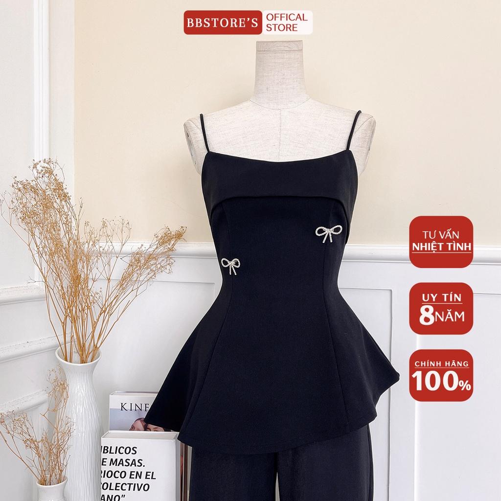 BBSTORE'S Áo Peplum Hai Dây Thời Trang Nữ Siêu Xinh -A1303