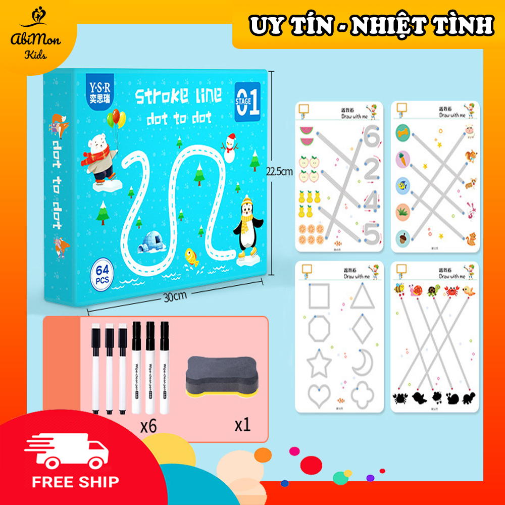 Đồ Chơi Tập Viết, Tập Tô Cho Bé || Montessori cao cấp || Đồ chơi Gỗ - Giáo Dục - An toàn - Thông minh