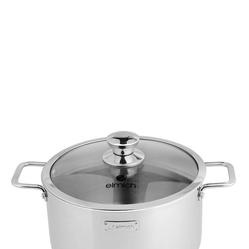 Nồi Inox 3 lớp đáy liền Elmich Trimax classic 2406OL size 18cm