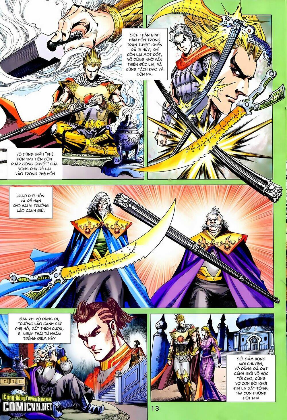 thần binh vấn thiên chapter 32 13