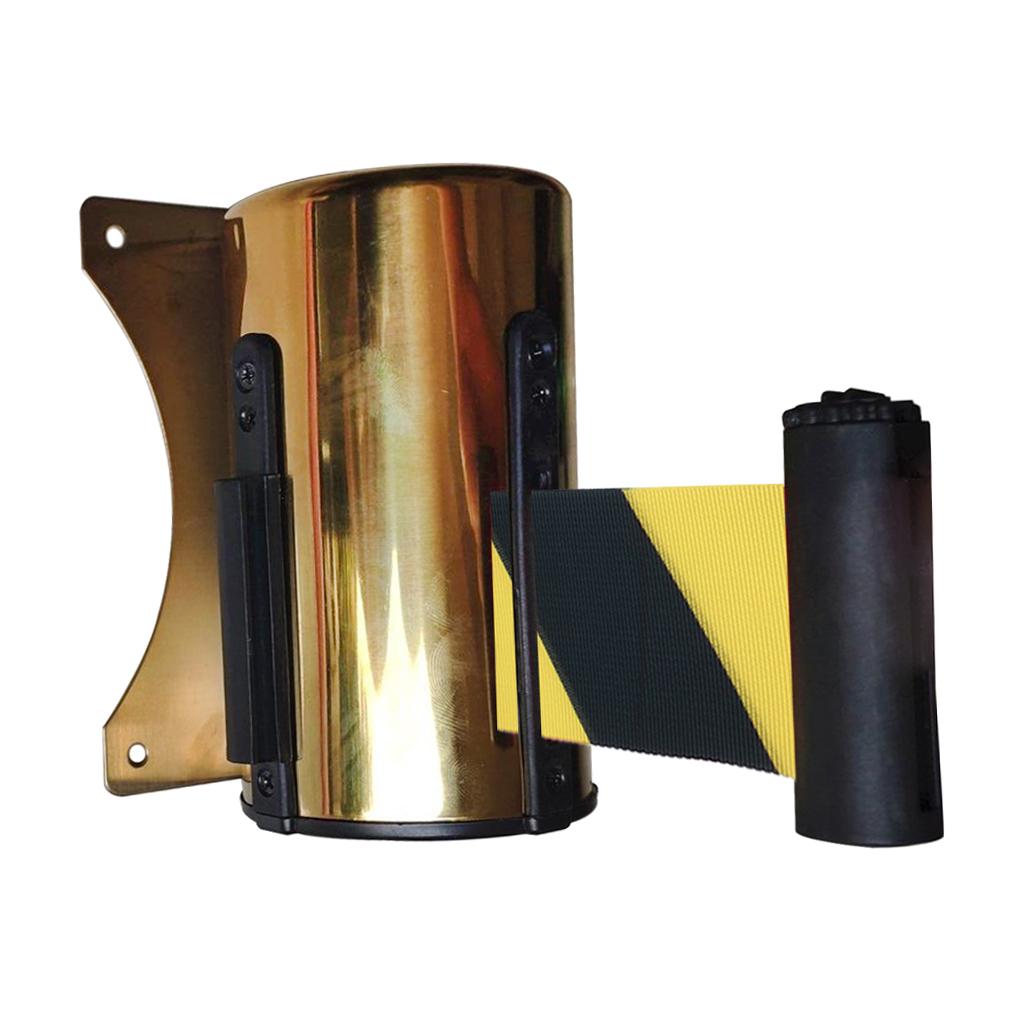 Stanchion Queue Barrier Có Thể Thu Vào Dây đeo Gắn Tường Với Phụ Kiện