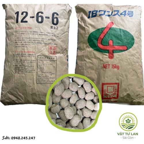 PHÂN TAN CHẬM QUẢ BÀNG NURSERYACE (NA) 12-6-6-2 NHẬT BẢN 1kg CHO BONSAI, HOA LAN, CÂY CẢNH