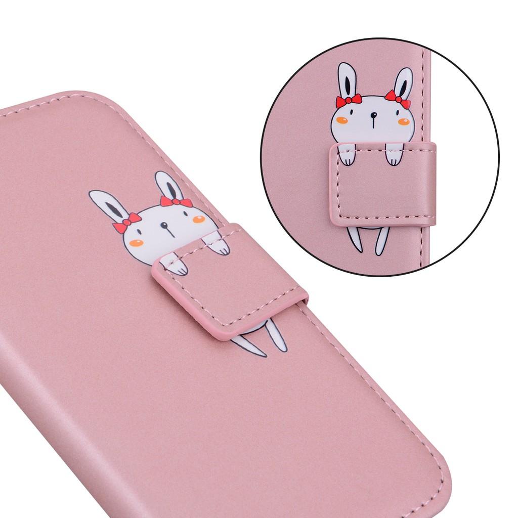Ốp lưng da ví gập cho iPhone SE 2020 iPhone 8 iPhone 7 iPhone 6 6S Plus