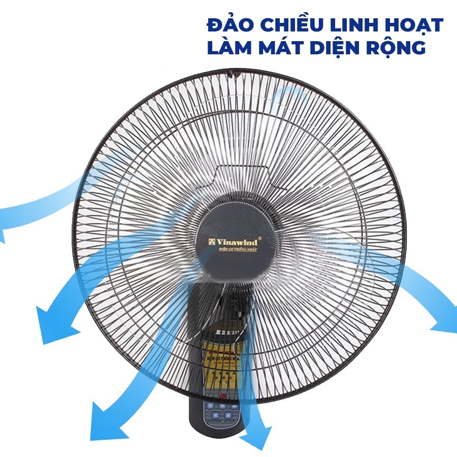 Quạt treo tường Sothing Vinawind QTT 400-XHĐ có điều khiển- Hàng chính hãng