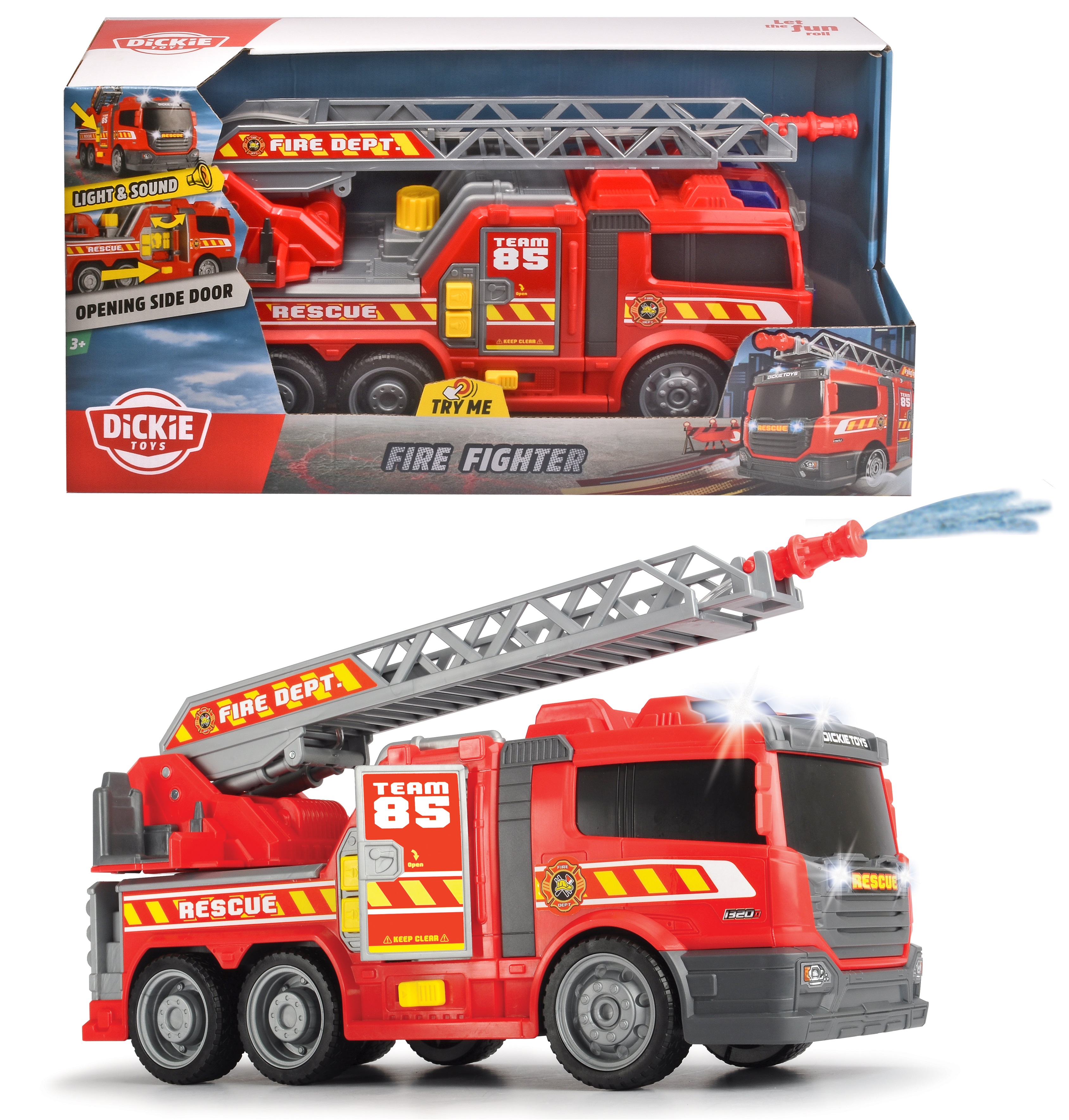 Đồ Chơi Xe Cứu Hỏa Dành Cho Bé Yêu DICKIE TOYS Fire Fighter 203308371 - Đồ Chơi Đức Chính Hãng