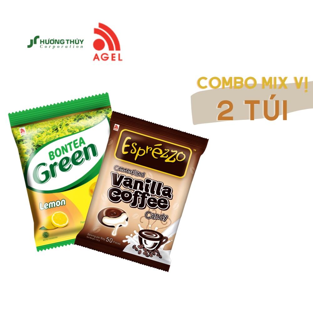 Kẹo Bontea Lemon 135g + Esprezzo hương vani150g