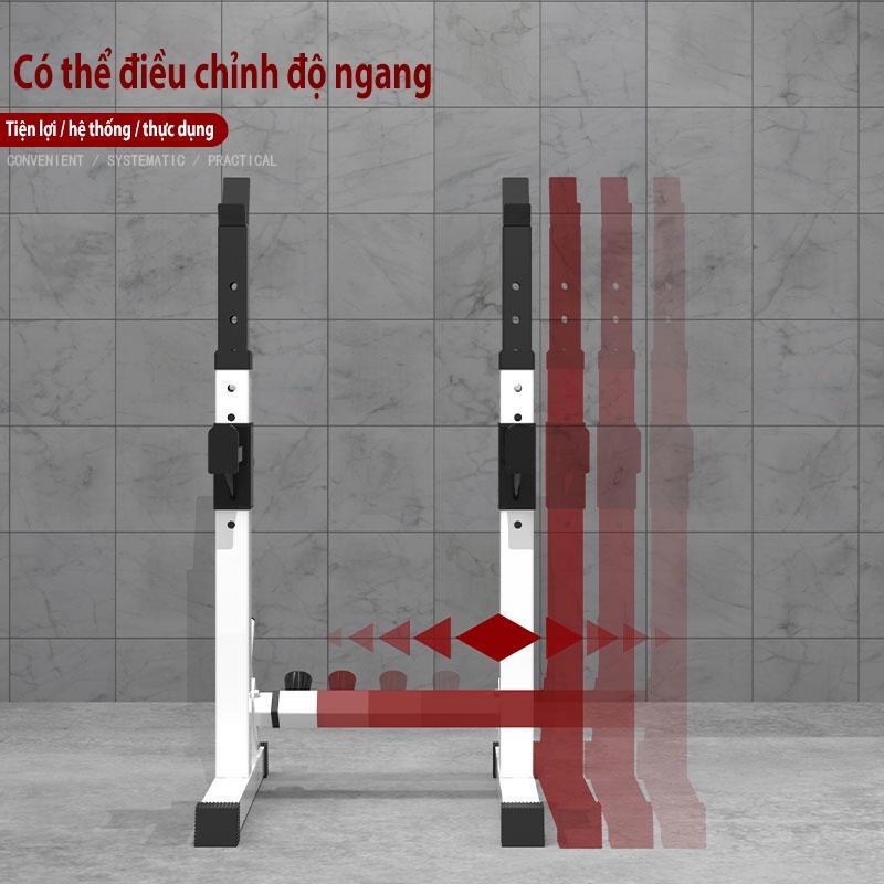 Giá tập tạ có thể điều chỉnh - Giá đỡ tạ tập Squat hàng fullbox