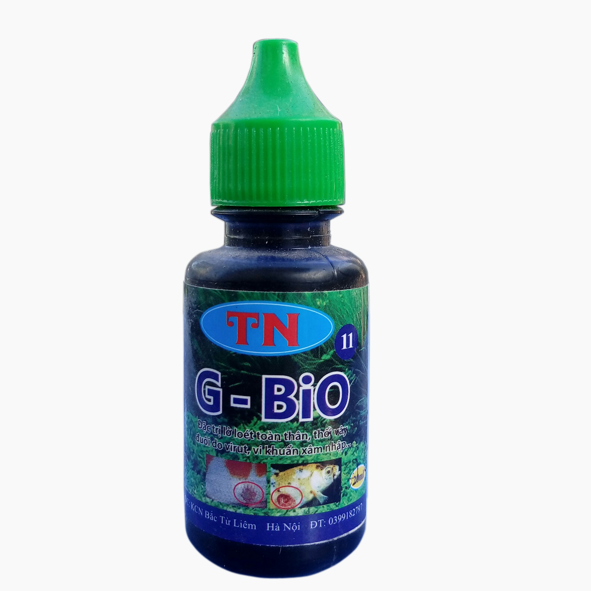 G-BiO 20ML Chống Nhiễm khuẩn, Lở Loét Ngoài Da, Thối Vây.... Ở Cá. Hàng mới về