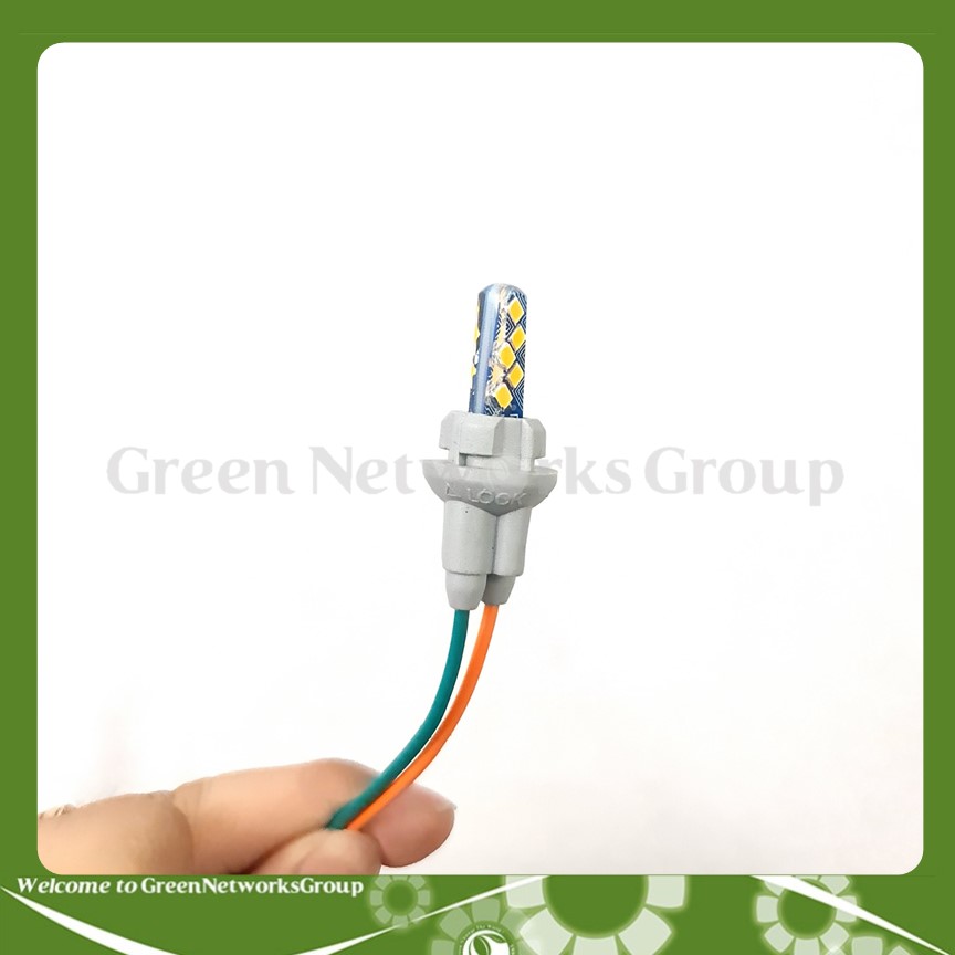 Đuôi giắc cắm đen, đèn demi, xi nhan xe máy, ô tô chân T10 - Chân ghim xi nhan demi T10 Green Networks Group