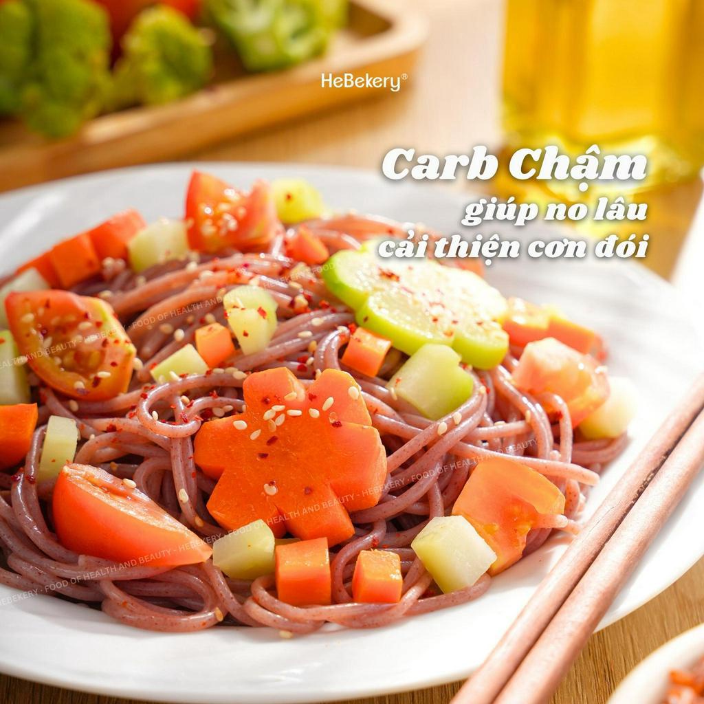 Bún Gạo Lứt Đỏ Eat Clean - Keto - Das - Bún Gạo Lứt Ăn Kiêng Healthy HeBekery by HeBe