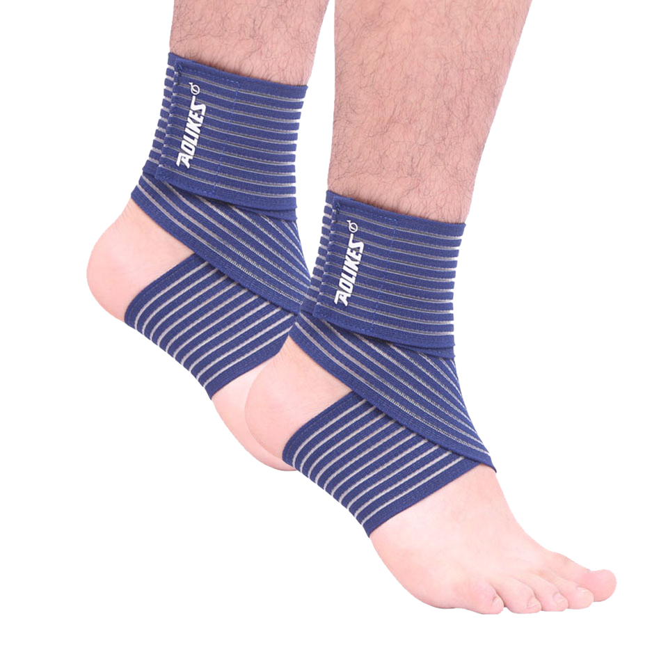 Bộ 2 băng quấn mắt cá chân bảo vệ khớp cổ chân thể thao Sport Ankle Support AOLIKES YE-1520