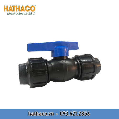 Combo 2 Van Nước PP 32 2 Đầu Rắc Co HATHACO Dùng Cho Ống HDPE