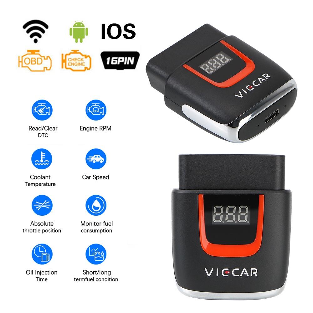 Thiết bị quét mã code kết nối wifi ELM 327 OBD2 VP004 VP002 EM2.27 cho Android/IOS Elm327 OBD