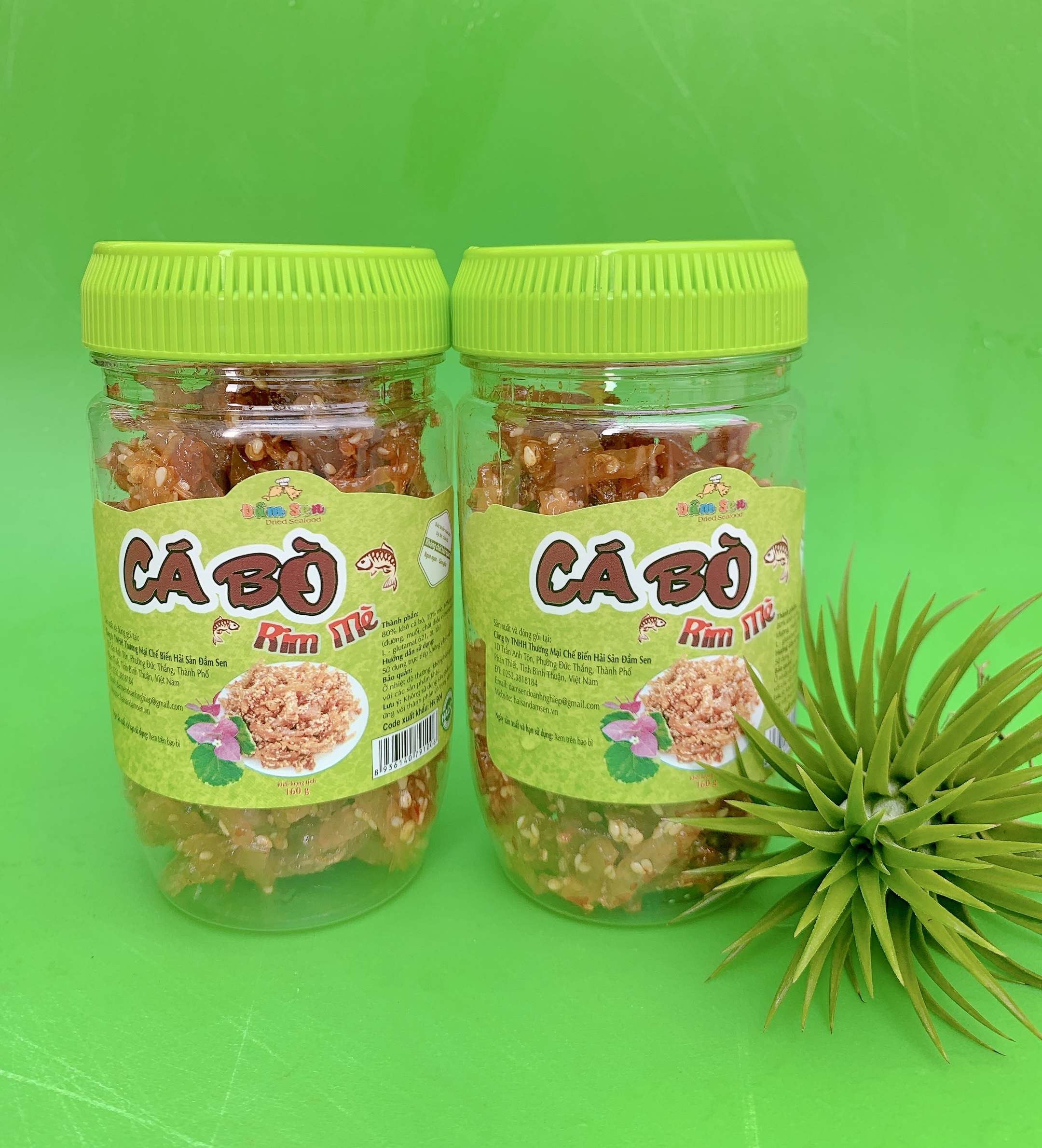Đặc Sản Bình Thuận - Cá Bò Rim Mè Đầm Sen - 160G - Ocop 4 Sao